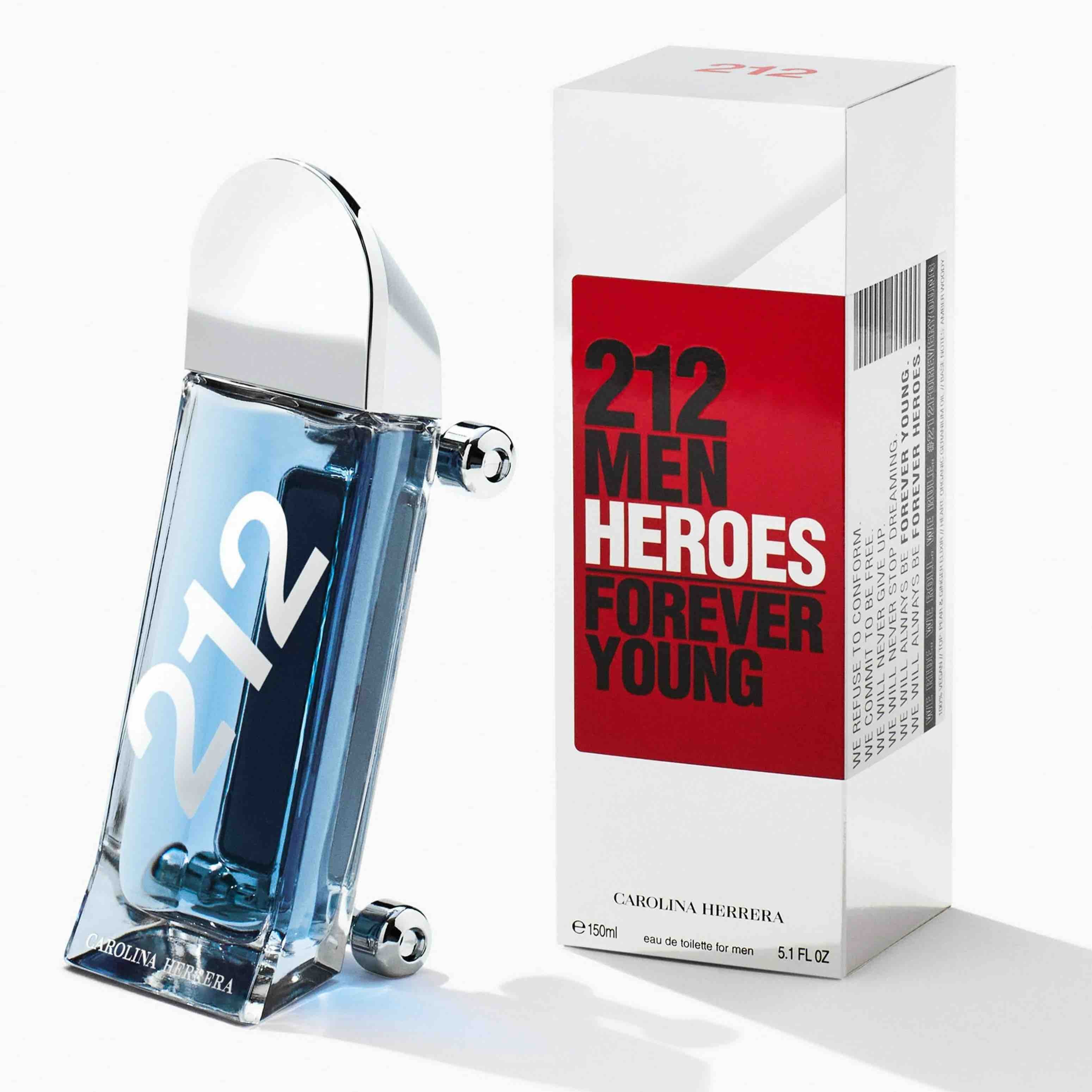 212 MEN HEROES  CAROLINA HERRERA EDT 150 ML